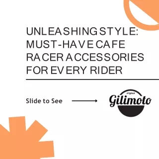Unleashing Style: Must-Have Cafe Racer Accessories for Every Rider