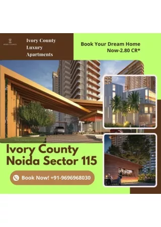 , Ivory County 3 BHK Apartment in Noida,