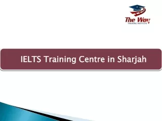 IELTS Training Center in Sharjah