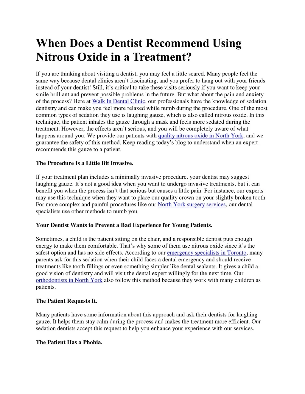 PPT - When Does a Dentist Recommend Using Nitrous Oxide in a Treatment