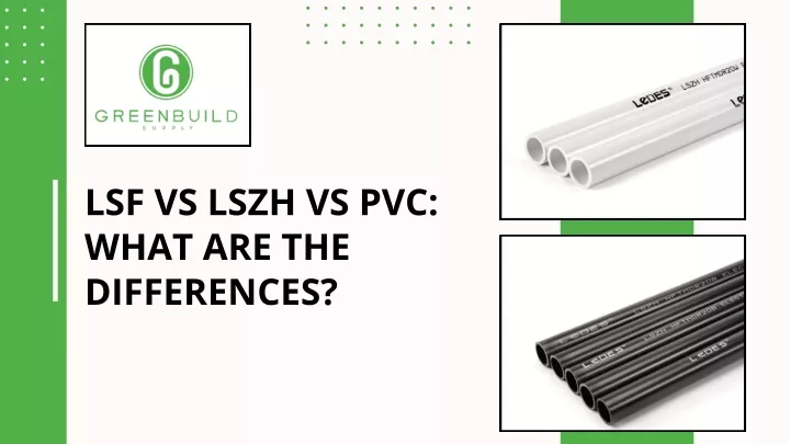 lsf vs lszh vs pvc what are the differences