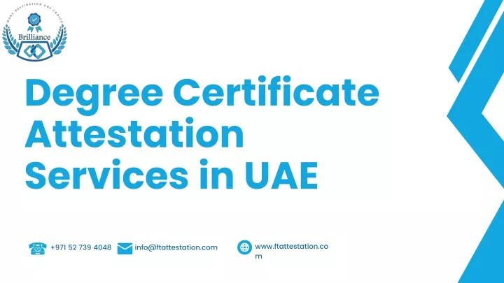 degree certificate attestation services in uae