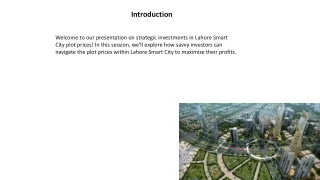Strategic Investments Navigating Lahore Smart City Plot Prices for Profits!