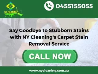 Say Goodbye to Stubborn Stains with NY Cleaning's Carpet Stain Removal