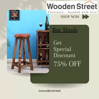 bar stools from woodenstreet