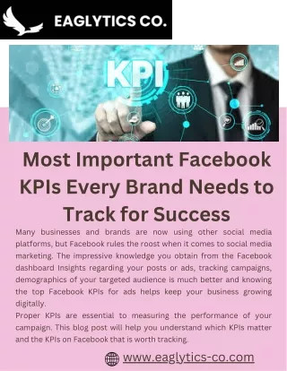 Most Important Facebook KPIs Every Brand Needs to Track for Success