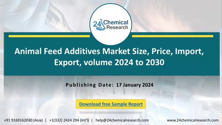 animal feed additives market size price import