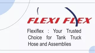 Tank Truck Hose & Assemblies