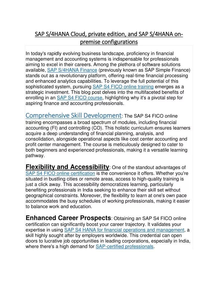 sap s 4hana cloud private edition and sap s 4hana