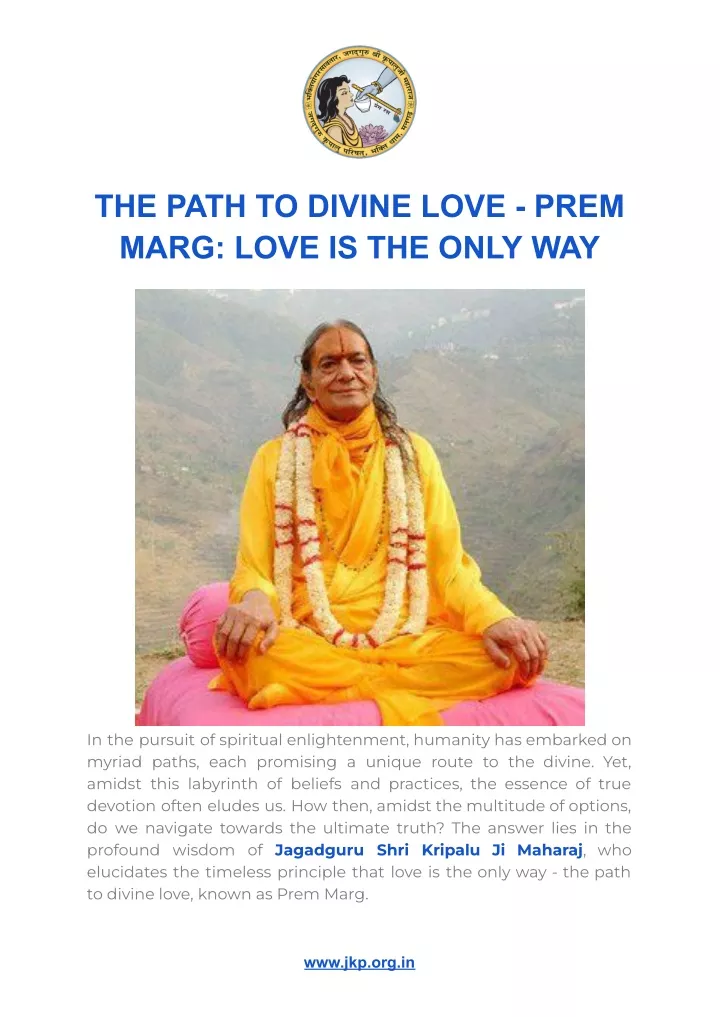 the path to divine love prem marg love
