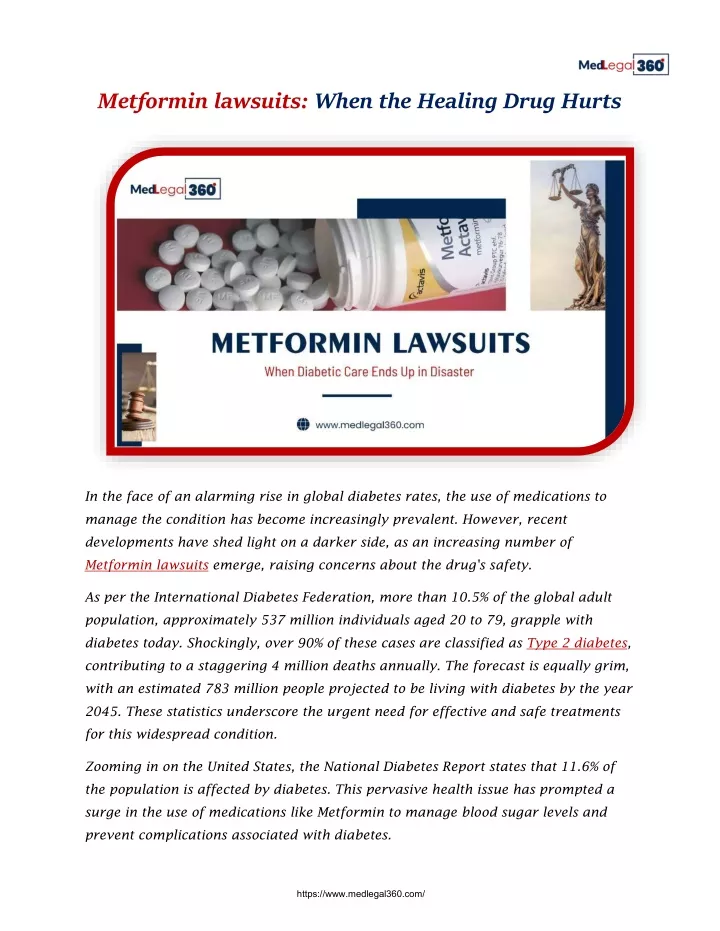 metformin lawsuits when the healing drug hurts