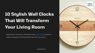 10 Stylish Wall Clocks That Will Transform Your Living Room