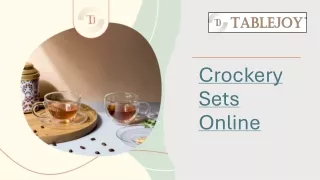 crockery sets online