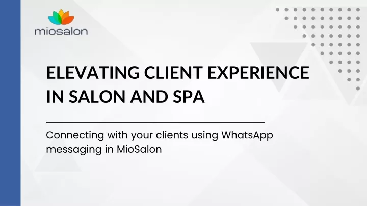 elevating client experience in salon and spa