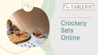 Crockery Sets Online