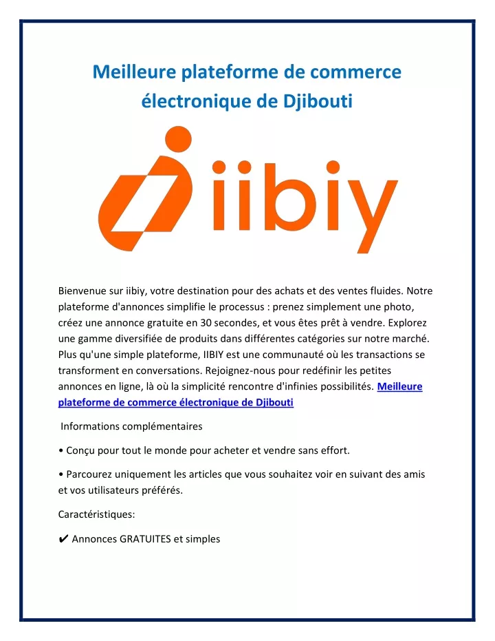 meilleure plateforme de commerce lectronique