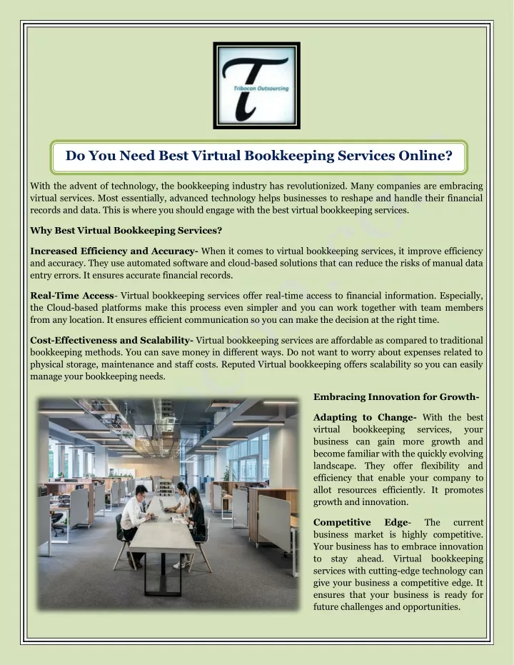 do you need best virtual bookkeeping services