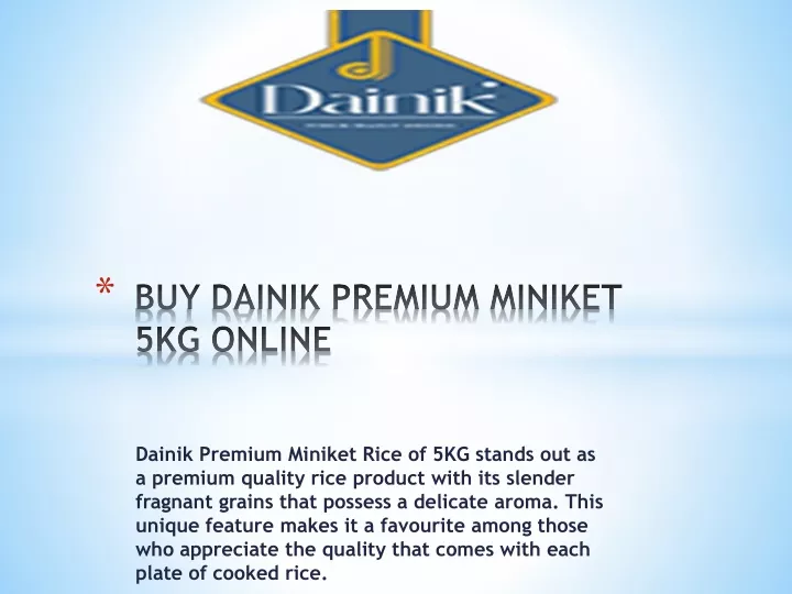 buy dainik premium miniket 5kg online