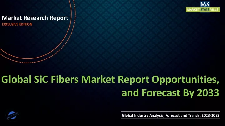 market research report exclusive edition