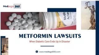 Metformin lawsuits: When the Healing Drug Hurts