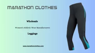 Wholesale Womens Athletic Wear Manufacturers Leggings