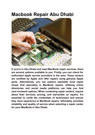 macbook repair abu dhabi