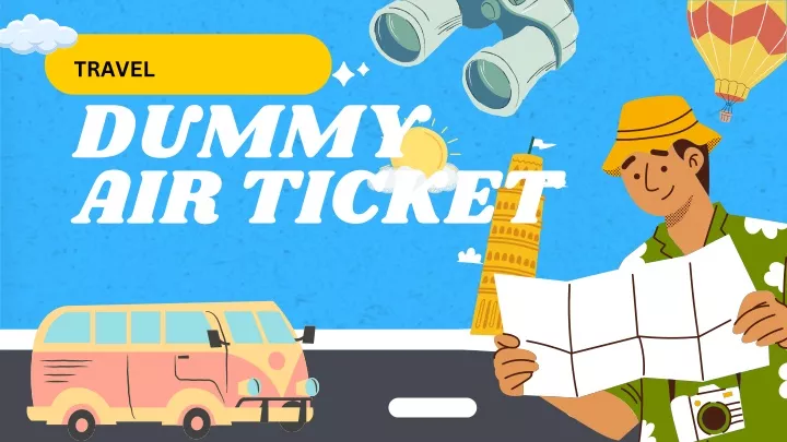 travel dummy air ticket