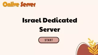 Reliable Hosting Solutions: Israel Dedicated Server
