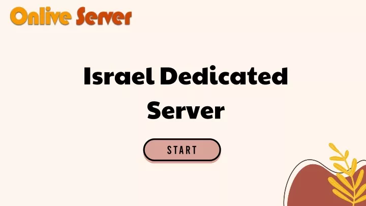 israel dedicated server