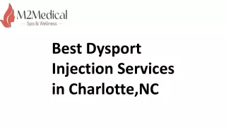 Best Dysport Injection Services in Charlotte,NC