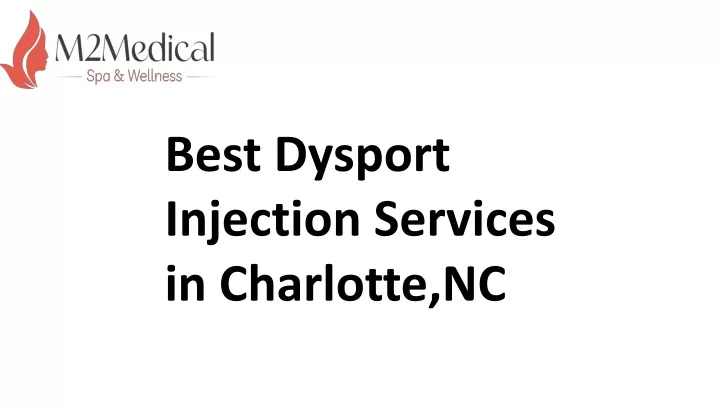 best dysport injection services in charlotte nc