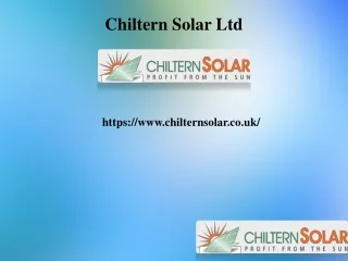 Solar Panels in Berkshire & Buckinghamshire, chilternsolar.co.uk