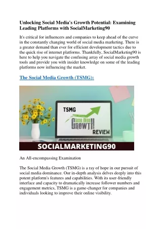 SocialMarketing90 Reviews