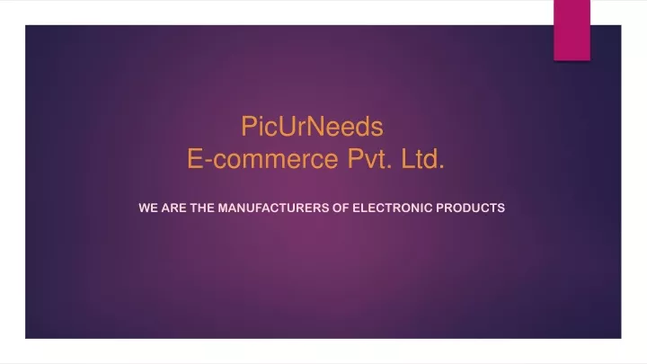 picurneeds e commerce pvt ltd