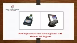 POS Register Systems: Elevating Retail with Alberta Cash Register