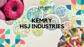 Kemry’s Synthetic food colours used in various industries