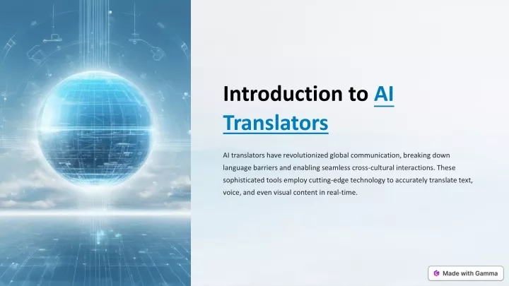 introduction to ai translators