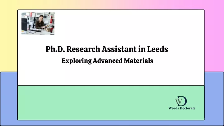 ph d research assistant in leeds