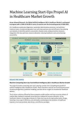 machine learning start ups propel