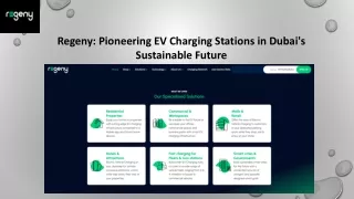 EV Charging Stations Dubai - Regeny