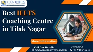Best IELTS coaching centre in Tilak Nagar