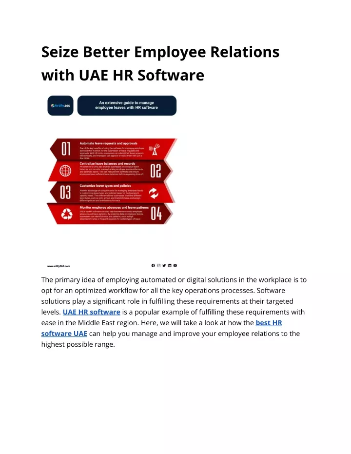 seize better employee relations with