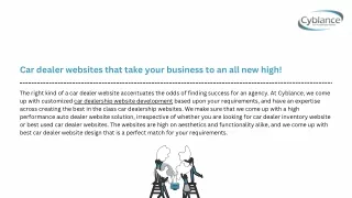 car dealer websites that take your business