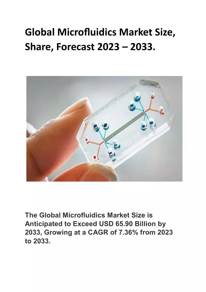 global microfluidics market size share forecast