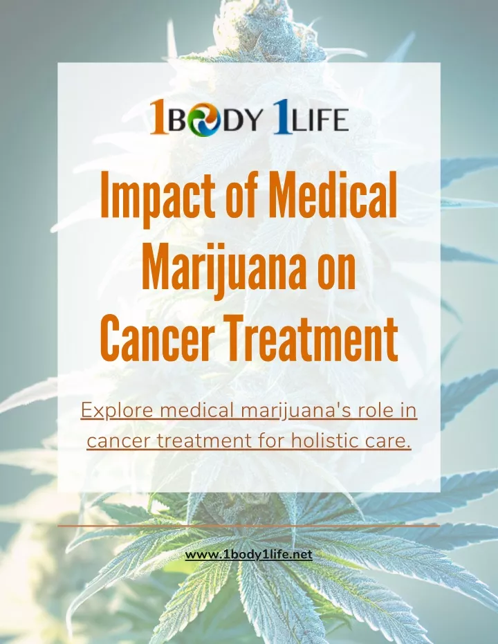 impact of medical marijuana on cancer treatment