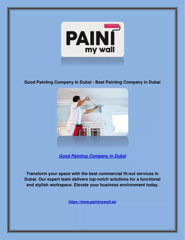 good painting company in dubai best painting