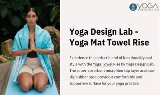 Yoga Design Lab - Yoga Mat Towel Rise