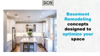 Basement Remodeling concepts designed to optimize your space - Stone Cabinet Works