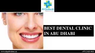 BEST DENTAL CLINIC IN ABU DHABI