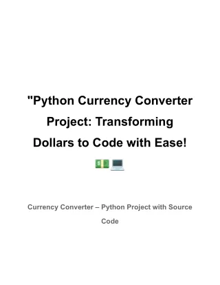 python currency converter